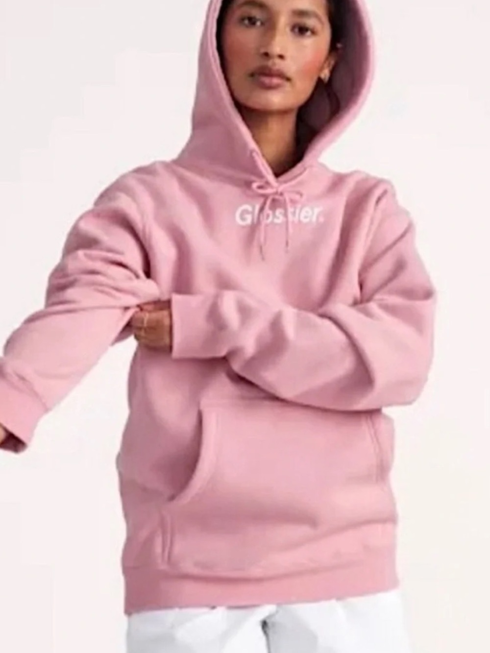 Glossier brand hoodie